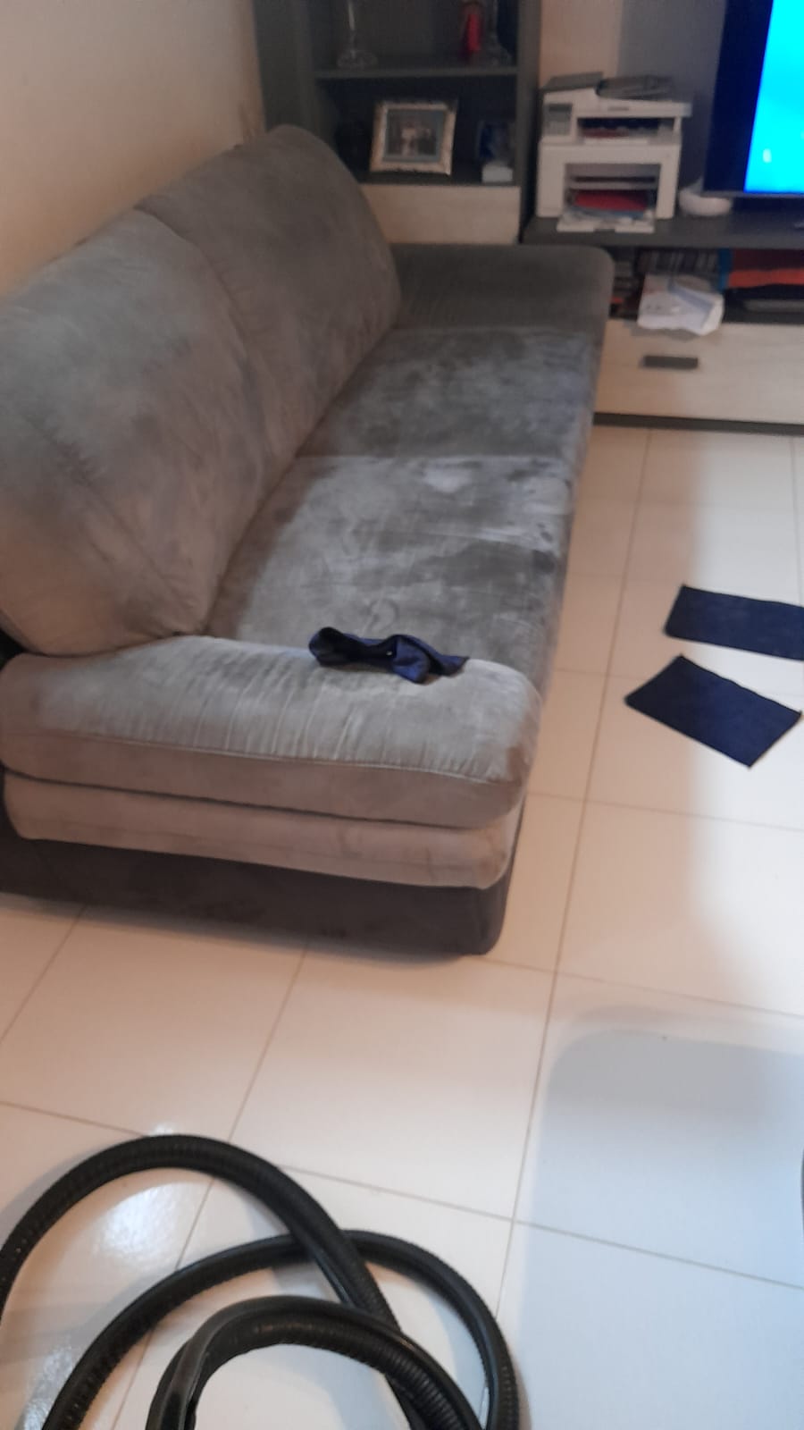 Cuscini divano sporchi