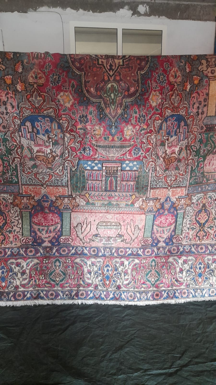 Tappeto sintetico sporco